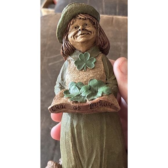 Tom Clark “Erin Go Bragh” 1991 Gnome St Patricks Day Signed Cairn Ireland - Picture 9 of 10